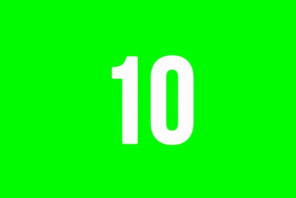 10 to 0 Countdown Timer Stock Video: Elevate Your Visuals