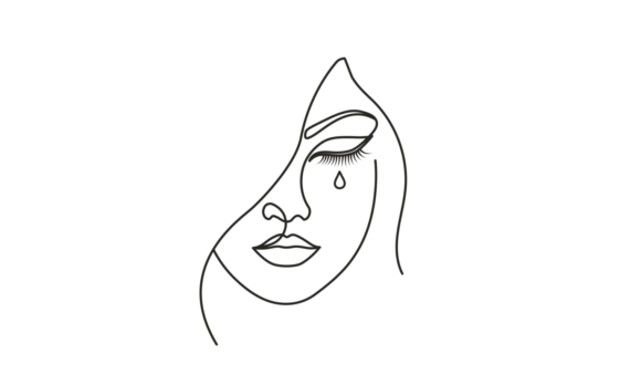 Animated Line Sad Woman Crying: A Deep Dive into Minimalist Motion