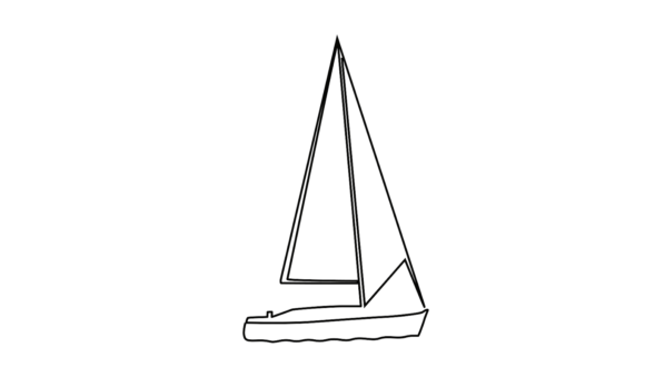 Sea Sailor Line Art Video: Dynamic Motion Graphics