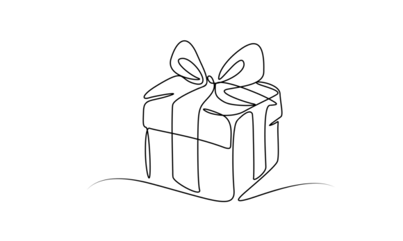 The Animated One Line Art of Giftbox: A Designer's Secret for Modern Branding