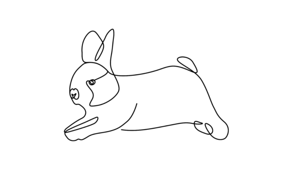 The Running Rabbit Line Art Animation: A Study in Digital Motion