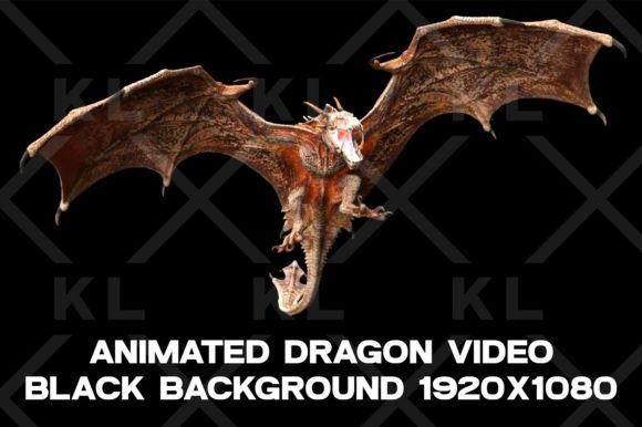 Wyvern Dragon Video Stock: Dynamic Motion for Modern Creators